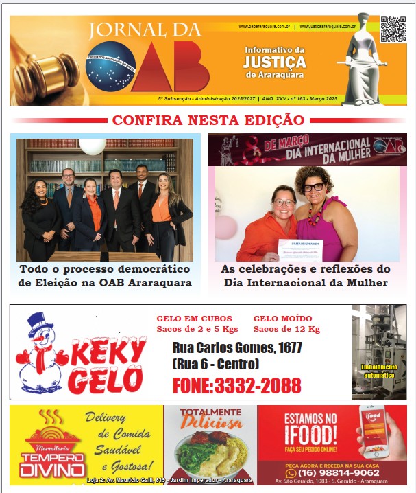 Capa do Jornal da OAB Array